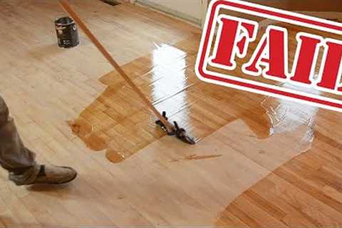 Wood Floor Refinishing FAILS! (YouTubers Called Out!)