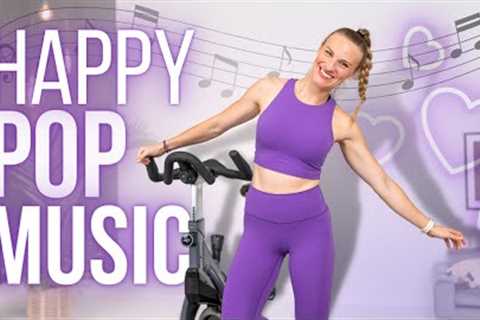 20-minute Happy POP Themed Cycling Workout