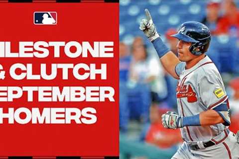 NOTHING beats September baseball! Meaningful home runs across MLB!