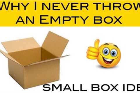 Why I never throw away Empty Cardboard box || Cardboard craft