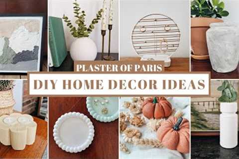 DIY PLASTER OF PARIS HOME DECOR IDEAS - 10 easy projects you can make at home