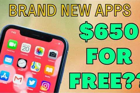 FREE $650 CASH: 3 BrandNew Apps To Make Money Online 2023!