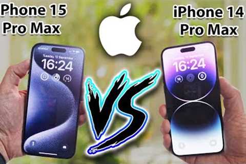 iPhone 15 Pro Max Vs iPhone 14 Pro Max REVIEW of Specs!