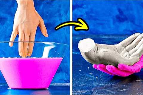DIY Cement And Gypsum Crafts And Home Decor Tutorials
