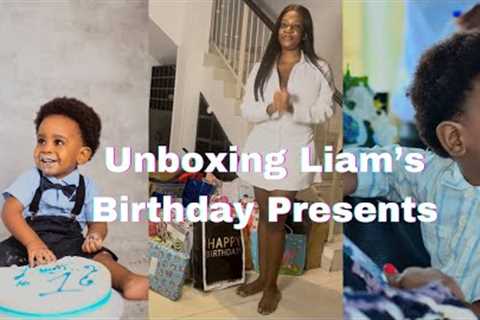 Unboxing Birthday Presents + My One Year Old got a Customised Bike