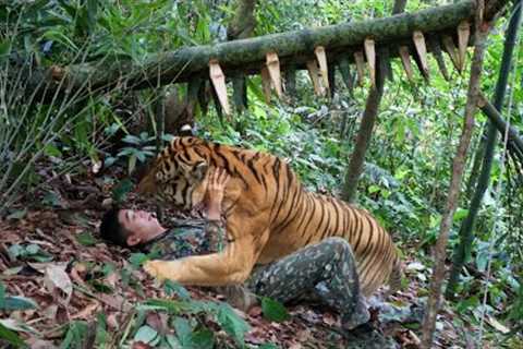 Survive alone, detect tiger footprints, attack people, skills, tiger traps, survival skills