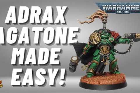 How to Paint Adrax Agatone for Salamanders in Warhammer 40k!