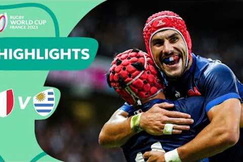 Uruguay pile the pressure on France | France v Uruguay | Rugby World Cup 2023 Match Highlights