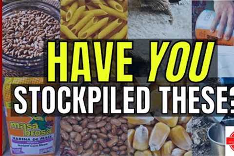 STOCKPILE THESE 20 Foods for Long-Term Survival