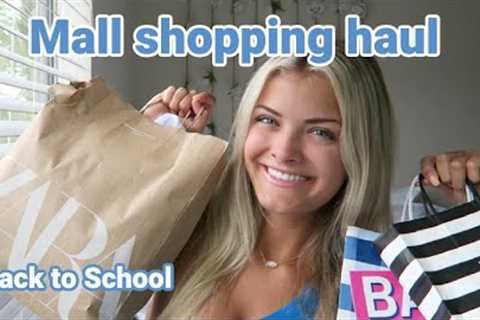 Try On Mall Shopping Haul - for Back to School