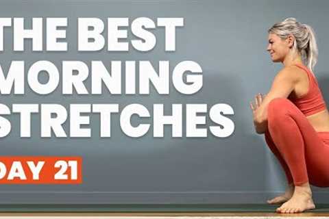 The Best Morning Yoga Stretches - 21 days of free live online yoga classes - (Day 21)