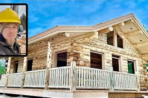 Log Cabin Build in Montana in 6 Days / With Joas &amp; Sons
