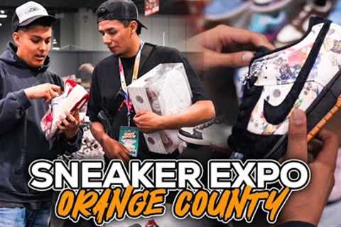 SANTI IS FIRED! SNEAKER EXPO ORANGE COUNTY (DAY 1!)