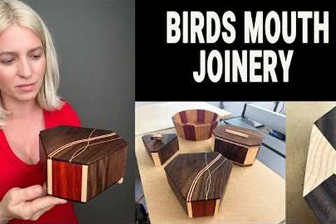 Make cool things with BIRDS MOUTH JOINERY. How to make a beautiful wooden box