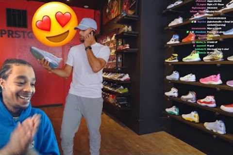 FlightReacts CAN’T STOP BLUSHING &amp; GLAZING Stephen Curry Sneaker Shopping!