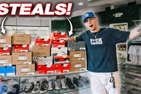 Selling Sneakers for STEALS at Our Store...