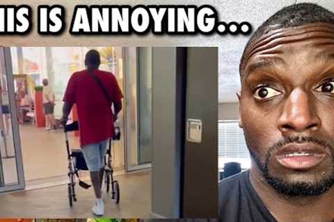 Man Plays Loud Speaker As He Walks Around Cruise Ship