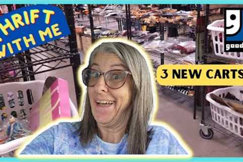 Three New Carts Full of Treasures | Las Vegas Goodwill Thrifting | Thrift With Me