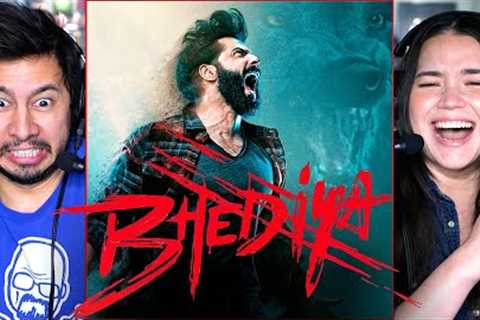 BHEDIYA Trailer Reaction! | Varun Dhawan | Kriti Sanon | Abhishek Banerjee | Deepak Dobriyal