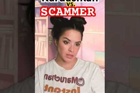 Kardashian prank on Idiot SCAMMER ! #kardashians #irlrosie #impressions #funny