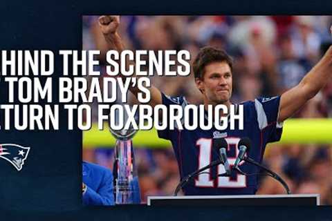 Tom Brady Halftime Retirement Ceremony | Behind-The-Scenes