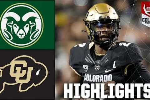 Colorado State Rams vs. Colorado Buffaloes | Full Game Highlights