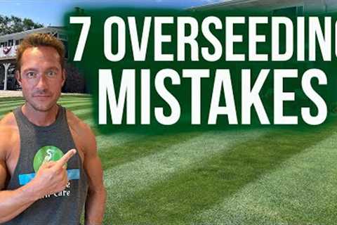 7 OVERSEEDING MISTAKES that waste your TIME and MONEY
