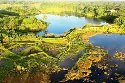 exploring  the beauty  ❤️ Aerial photography with Relaxing meditation for sleep