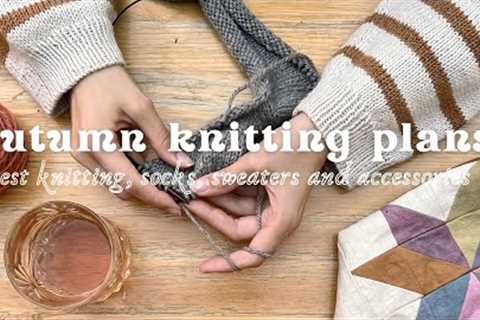 autumn knitting plans &amp; some big life changes • marlene‘s knitting podcast, episode 20