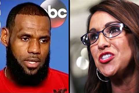 LeBron James DUNKS ON Lauren Boebert, Donald Trump