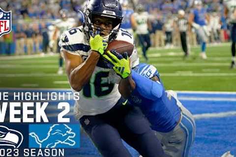 Seattle Seahawks vs. Detroit Lions | 2023 Week 2 Game Highlights
