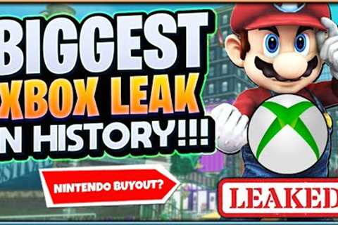 BIGGEST XBOX LEAK EVER | Nintendo &amp; Sega Buyout Discussion &amp; New Xbox Hardware Uncovered |..