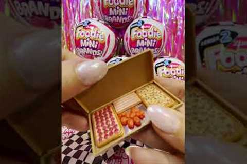 Foodie Mini Brands Series 2 ASMR Toy Unboxing #shorts