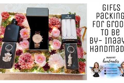 How To Make A Hamper For Groom To Be | Gift Hamper For Groom | Engagement Hamper| DIY  Gift Packing