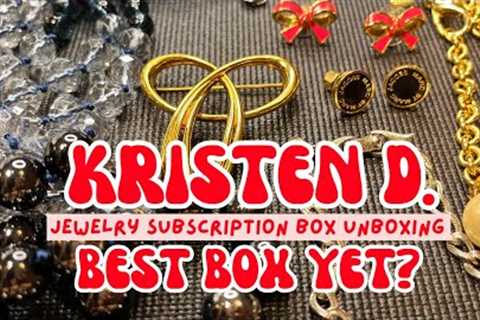KRISTEN D JEWELRY BOX SUBSCRIPTION UNBOXING - SEPTEMBER BOX - MARC JACOBS, MONET, KATE SPADE + MORE!