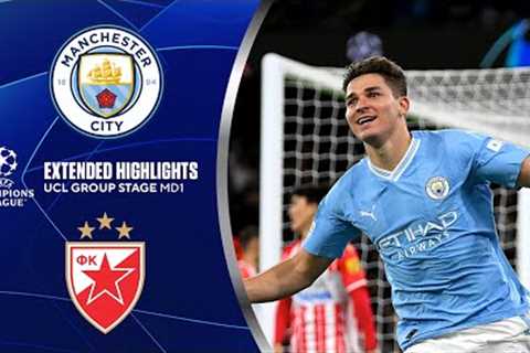 Man. City vs. Crvena zvezda: Extended Highlights | UCL Group Stage MD 1 | CBS Sports Golazo