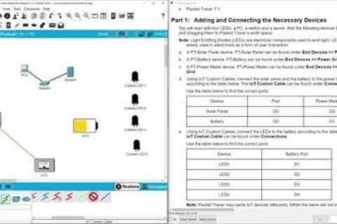 1.2.2.5 Packet Tracer - Connecting Devices to Build IoT
