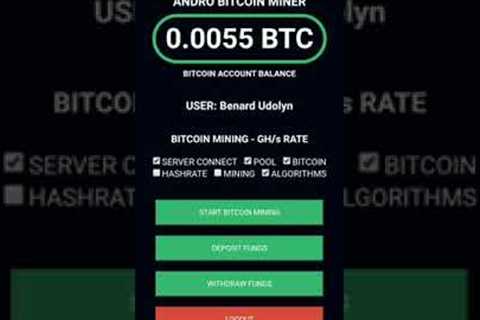 Andro Bitcoin Mining App for android 2022  Mine 0 005BTC in 5 Minutes on andriod and iOS phones
