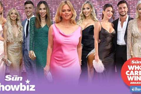 Emily Atack wows on the red carpet as stars flock to The Sun’s Who Cares Wins awards