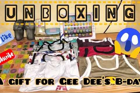 Unboxing Educational Toys &amp; Other Stuffs (A birthday gift for Gee Dee) || #birthday #present..