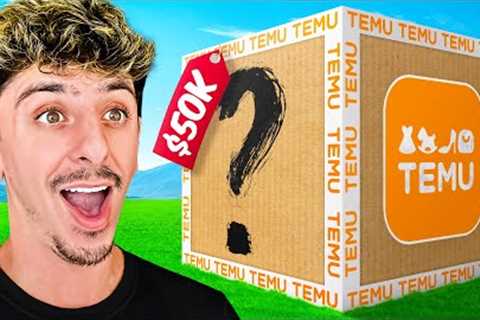 I Bought a $50,000 Temu Mystery Box!