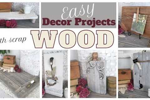 Wood Scrap Projects that Anyone Can Make! - PART 1 - Tray, Riser, Pumpkin &amp; More!