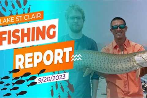 Lake St. Clair Fishing Report 9/20/2023