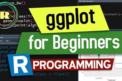 ggplot for plots and graphs. An introduction to data visualization using R programming