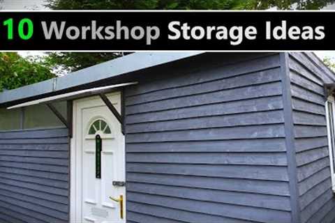 10 DIY Storage Solution Project Ideas (for a Small Workshop)