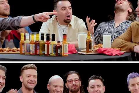 NSYNC Says Bye, Bye, Bye to Their Taste Buds During Epic Hot Ones