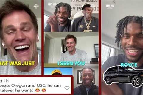 Tom Brady Hilarious Advice for Shedeur Sanders After Finding he has a Rolls-Royce 🤣Watch..
