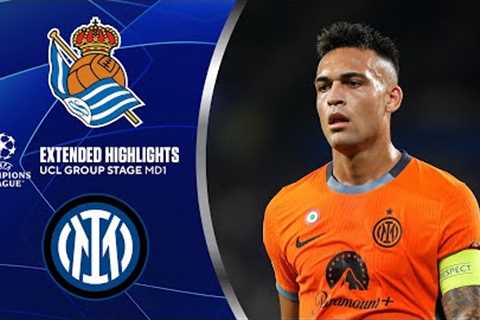 Real Sociedad vs. Inter: Extended Highlights | UCL Group Stage MD 1 | CBS Sports Golazo