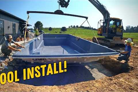 Swimming Pool Install Timelapse!