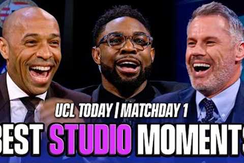 The BEST moments from UCL Today! | Thierry Henry, Micah Richards, Kate Abdo &amp; Jamie Carragher | ..